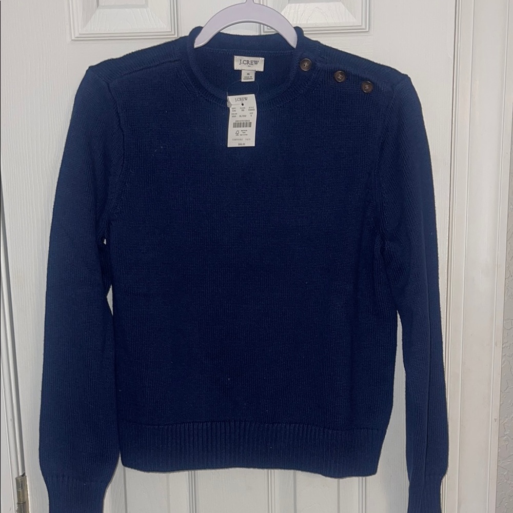 J.Crew Navy Knit Sweater